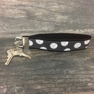 Volleyball Keychain - Black